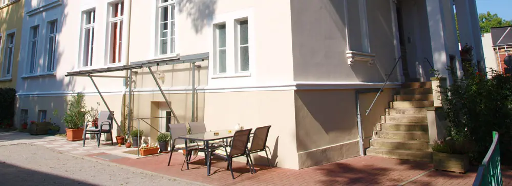 Hof von Sylvias Ferienwohnungen in der Schützenstraße, Görlitz
